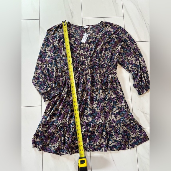 Reitmans floral print v neck dress size XL - stretch new with tags - Picture 4 of 6